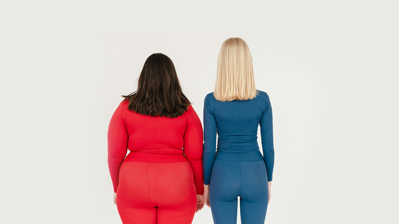 A Woman Loses Body Fat