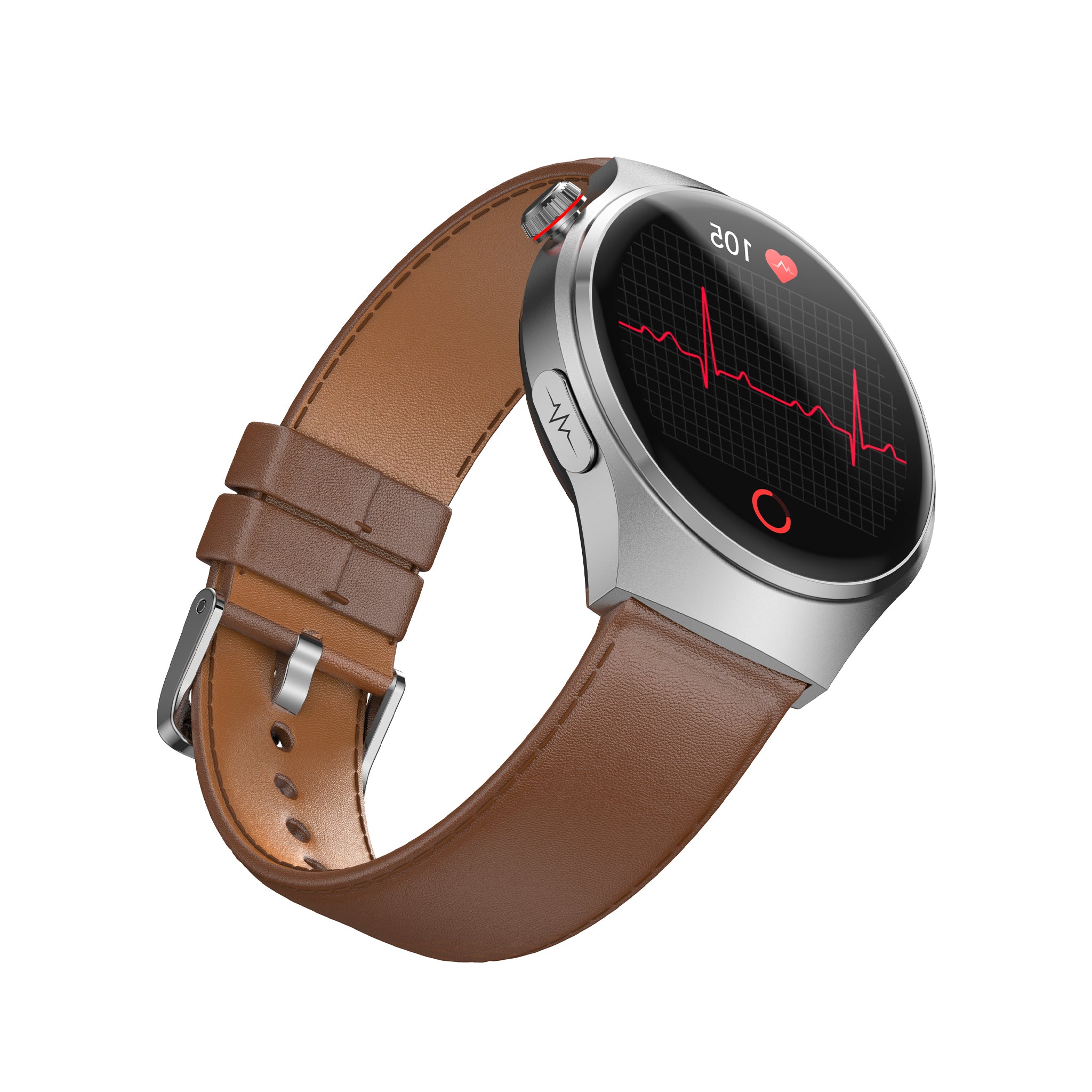 Witcaremed ECG+PPG+BMI Smartwatches with Fitness and Health Tracking, Auto Alert